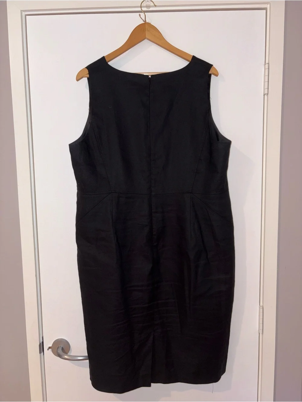 J. Crew Navy Sleeveless Sheath Dress